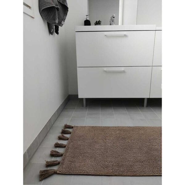 beige Vilma kylpyhuonematto