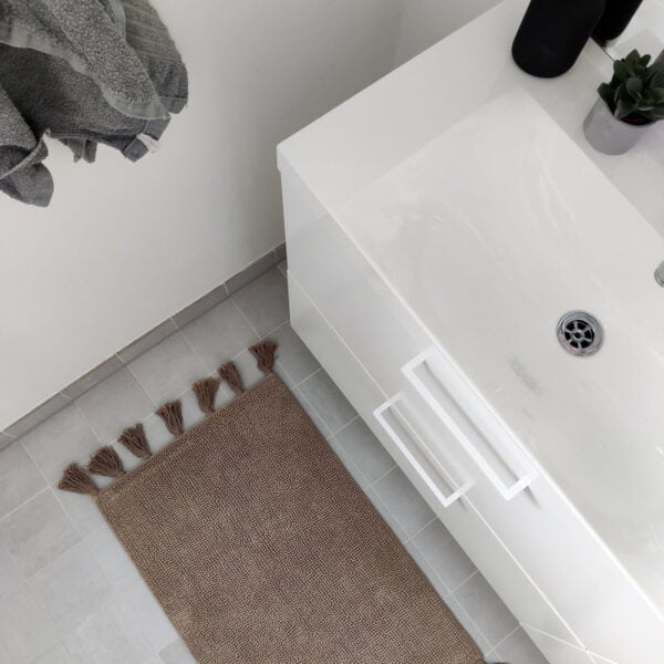 beige Vilma kylpyhuonematto