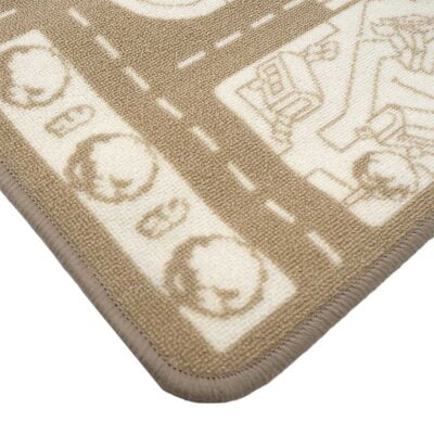 beige lasten liikennematto
