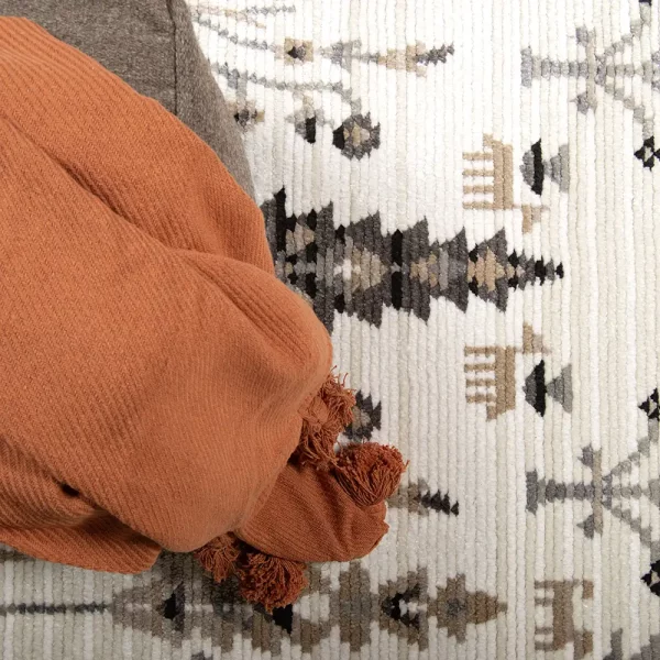Kanerva nukkamatto beige-harmaa