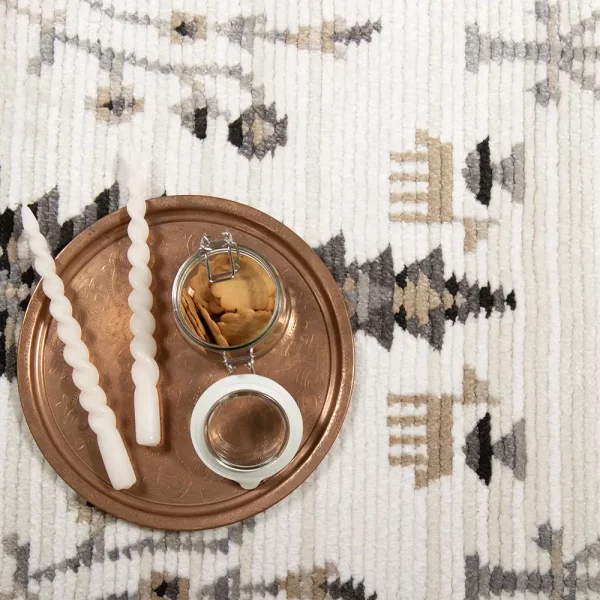 Kanerva nukkamatto beige-harmaa